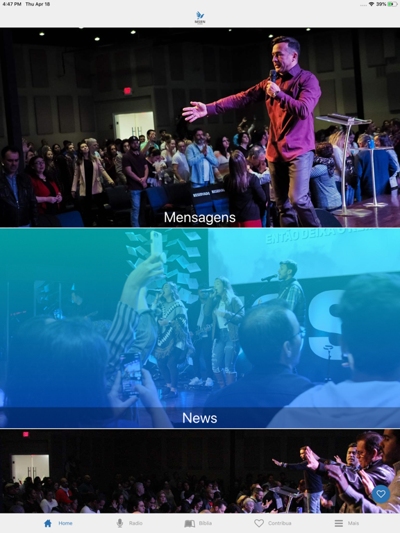 MSBN Church iPad screenshot 2 - Lifestyle app
