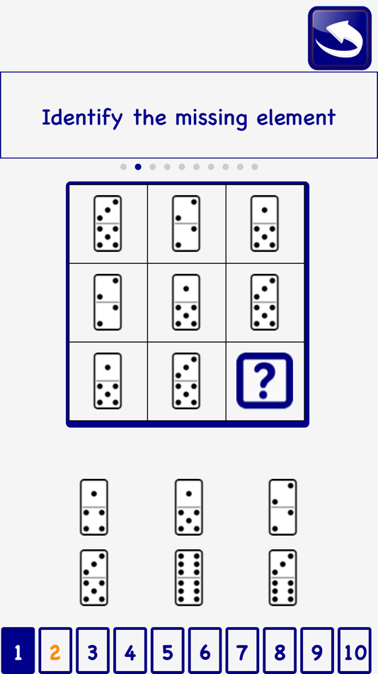 #5. Domino psychotechnical test (iOS) 由: Maria Dolores Garcia Ferre