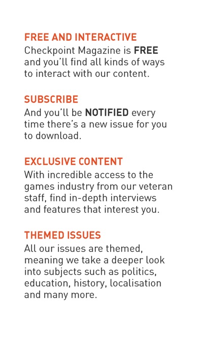 Screenshot #2 pour Checkpoint Magazine