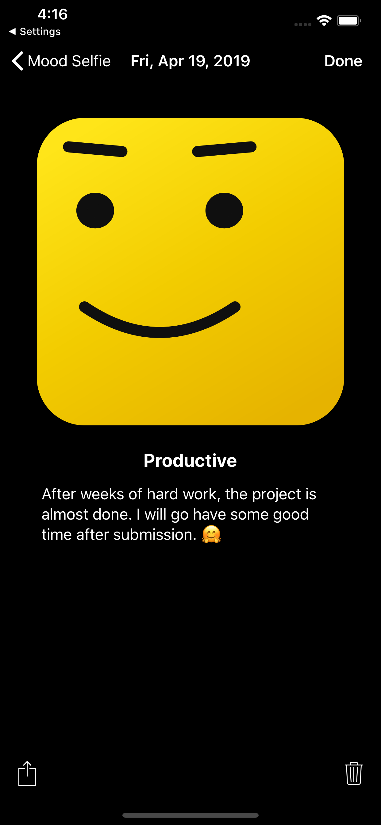 Mood Selfie screenshot 4