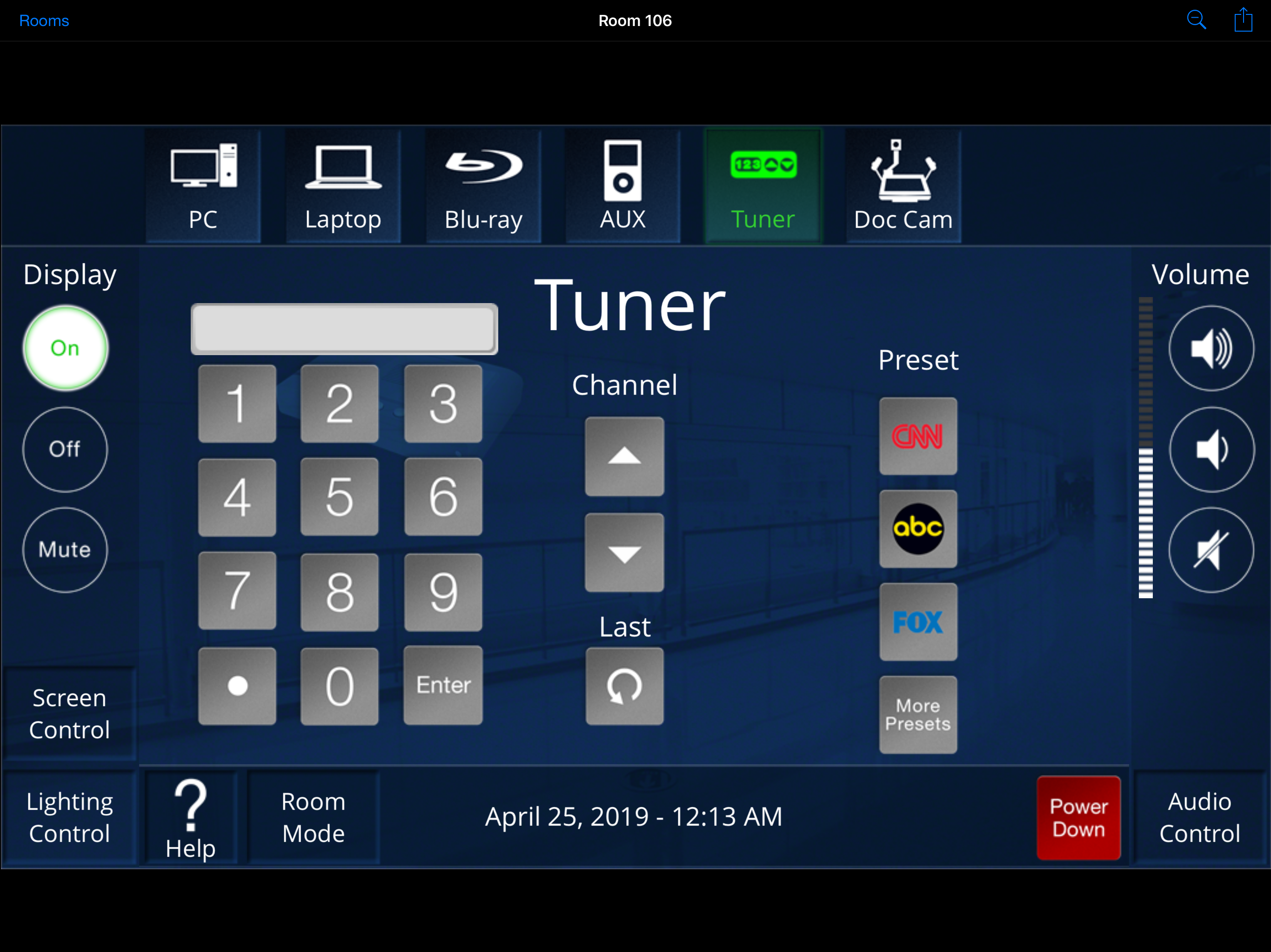 Extron Control screenshot 9