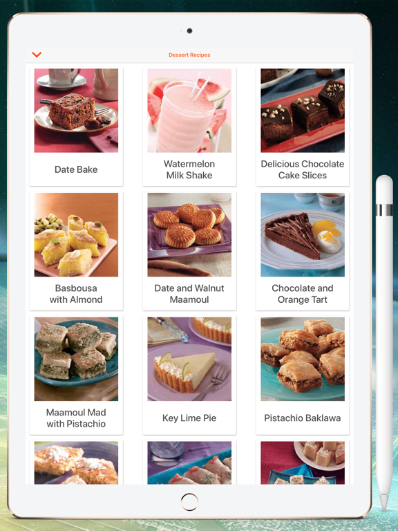 Ramadan Recipes Latest رمضان iPad screenshot 8 - Food & Drink app