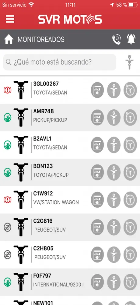 Comsatel SVR Motos
