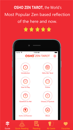 Osho Zen Tarot screenshot 1