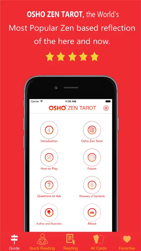 Osho Zen Tarot screenshot 1 of 5