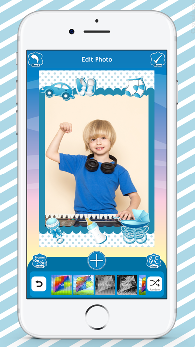 Baby Frames & Sticker Editor Screenshot