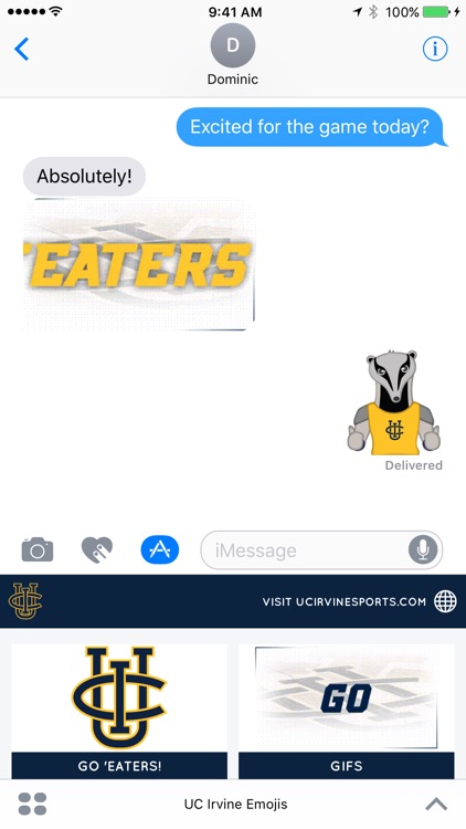 UC Irvine Emojis & Filters