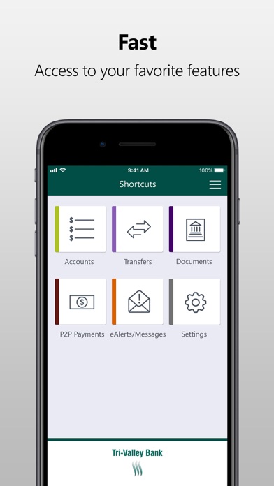 Tri-Valley Bank Mobile Screenshot