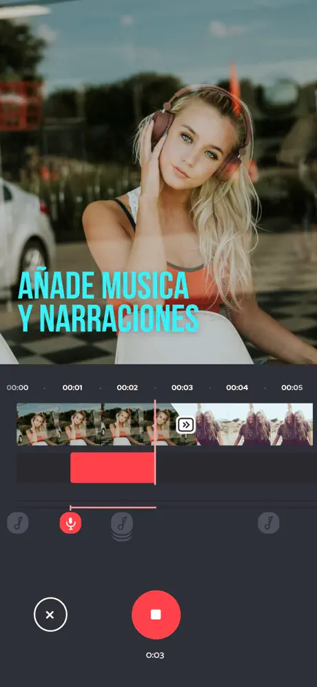 Editor de vídeo: añadir musica