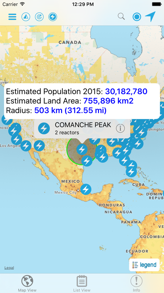 Hazards and Population Mapper - 2.0 - (iOS)