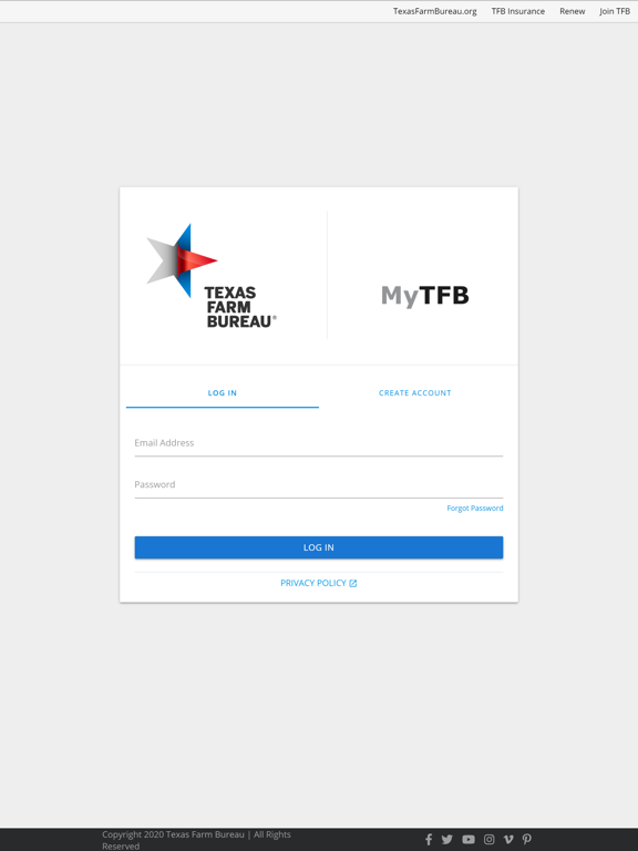MyTFB - Texas Farm Bureau iPad screenshot