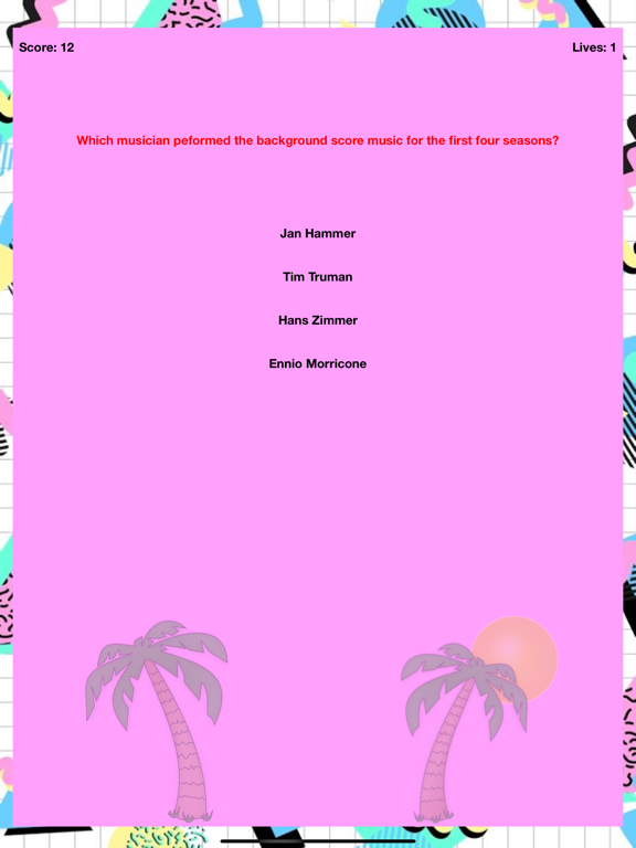 Screenshot #5 pour The Miami Vice Fan Quiz