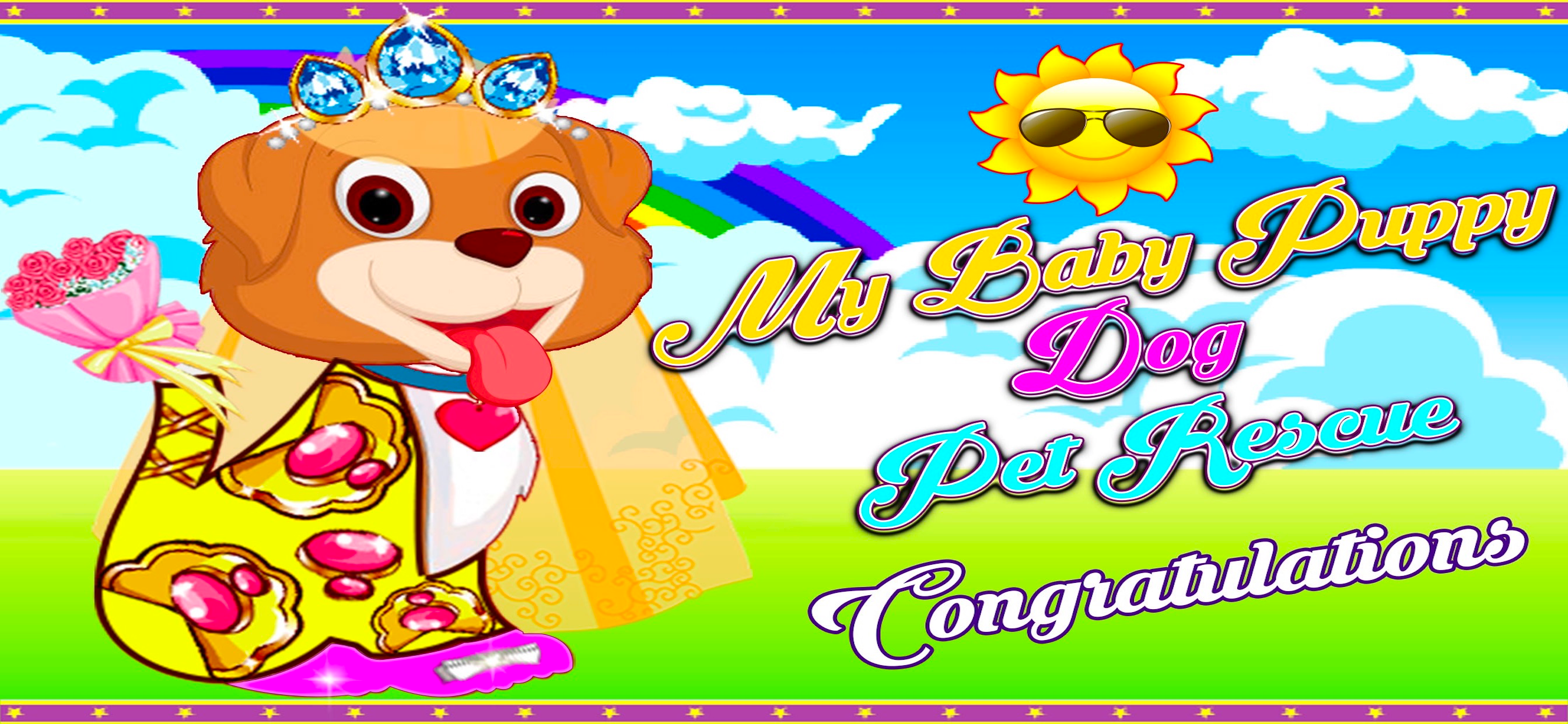 Puppy Dog New Baby Pet Salon