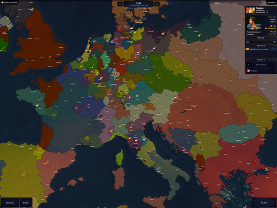 Age of History II Europe iPad app afbeelding 7