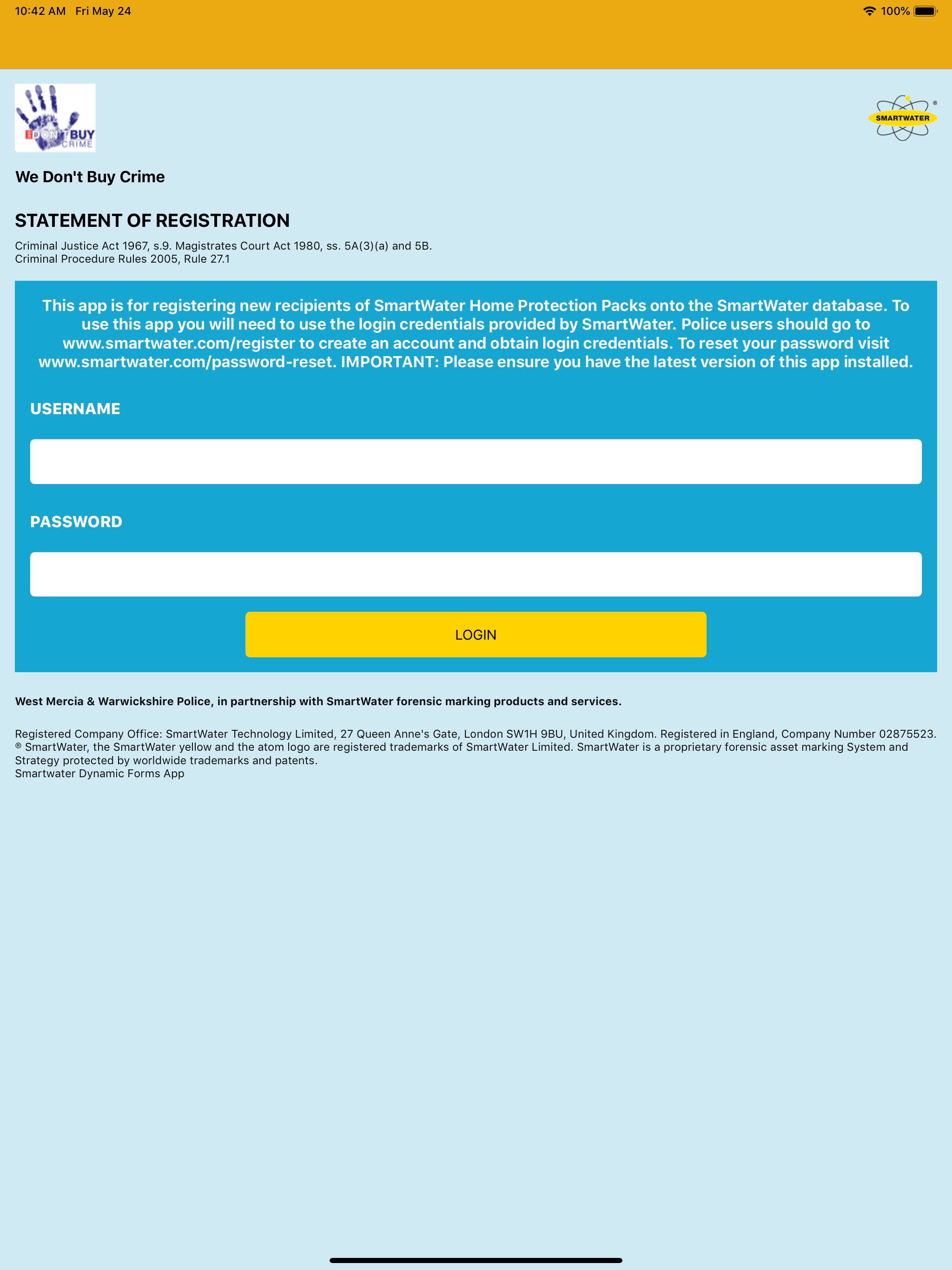We Don’t Buy Crime SmartWater screenshot 5