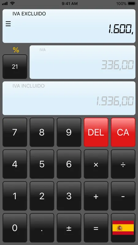 Calculadora_IVA_PRO screenshot 1 of 9