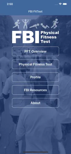 Captura 1 FBI FitTest iphone