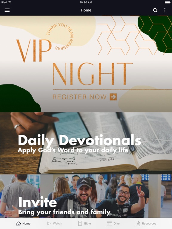 Sagebrush.Church iPad screenshot 1 - Education app