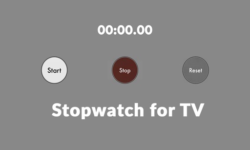 Stopwatch for TV icon