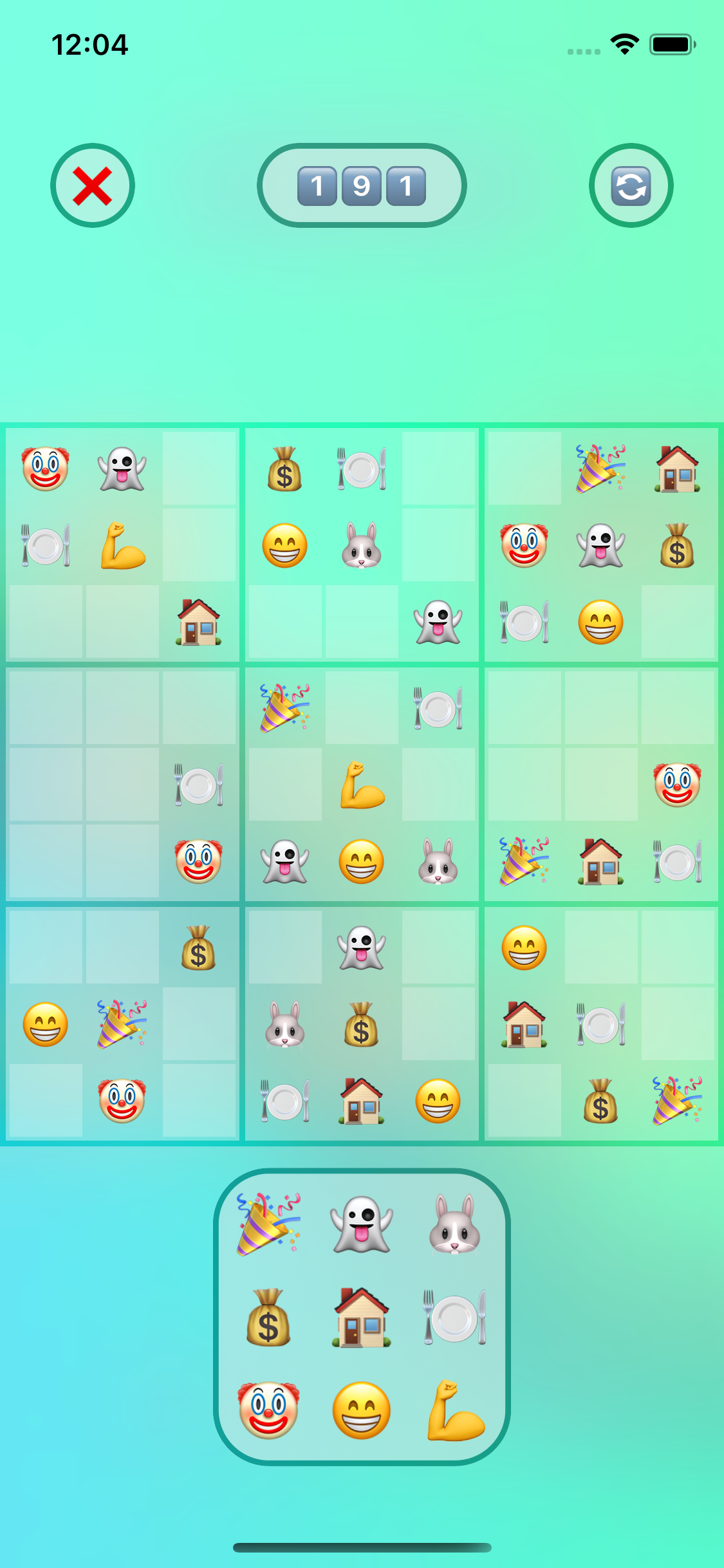 Jan's Emoji Sudoku