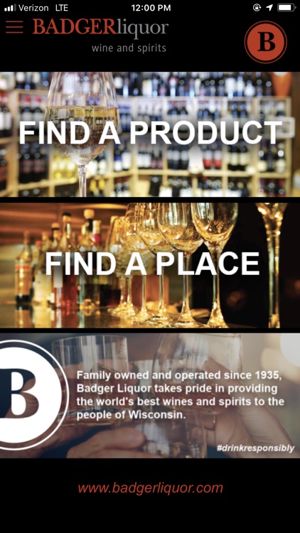 Badger Liquor Product Finder