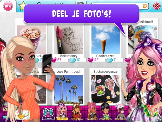 MovieStarPlanet iPad app afbeelding 5