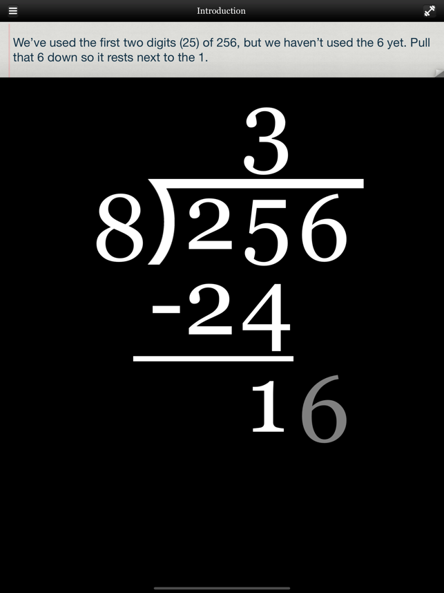 ‎Long Division Touch Screenshot