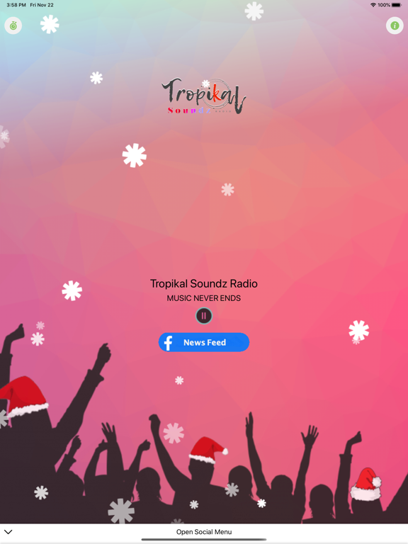 Tropikal Soundz iPad screenshot 1 - Music app