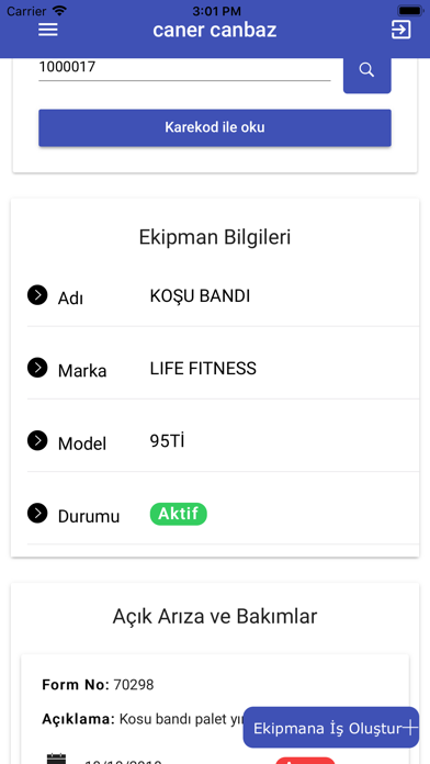App screenshot