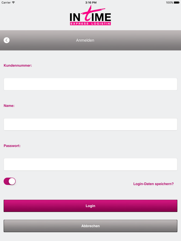 Screenshot #4 pour inTime Express Logistik