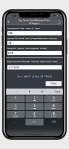 Engineering Survey Calculator screenshot #5 for iPhone