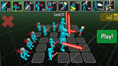 Screenshot #1 pour Stickman Neon Battle Simulator