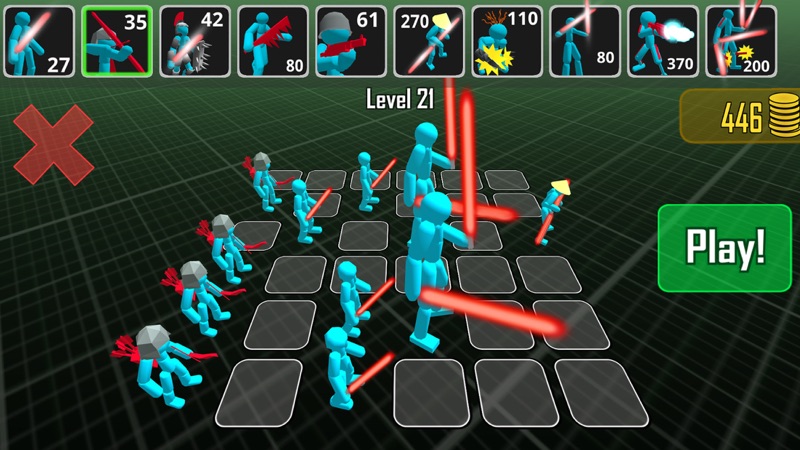 Stickman Neon Battle Simulator screenshot 1