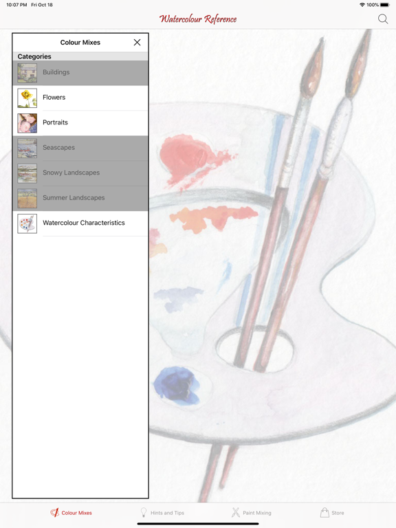 Screenshot #4 pour Watercolour Reference