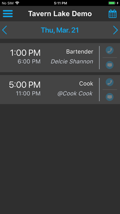 Screenshot #2 pour oneSchedule