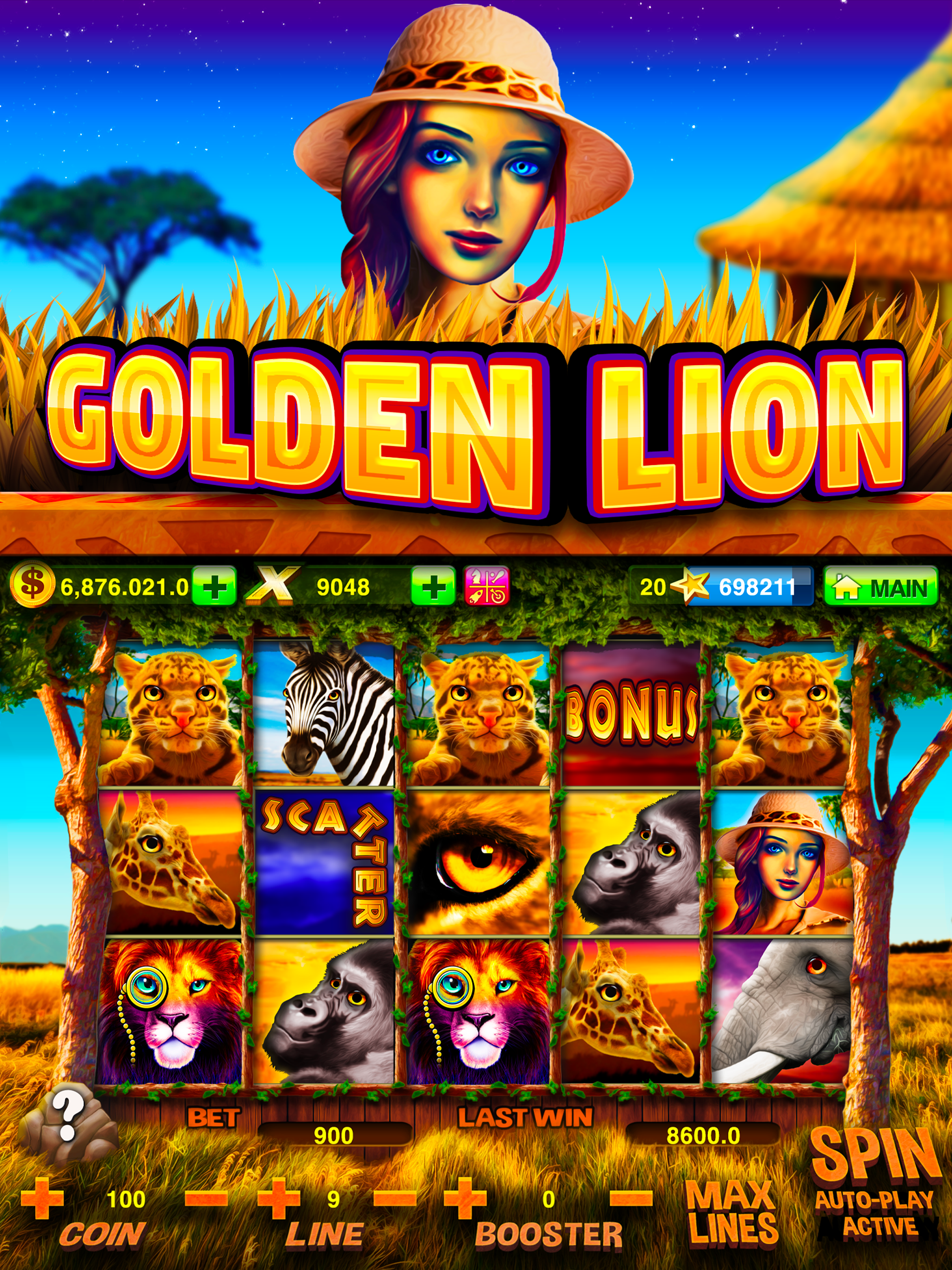 SLOTS Golden Lion Coin Master!