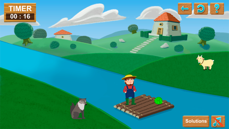#1. The River Tests - IQ Puzzle (iOS) Bởi: SolverLabs