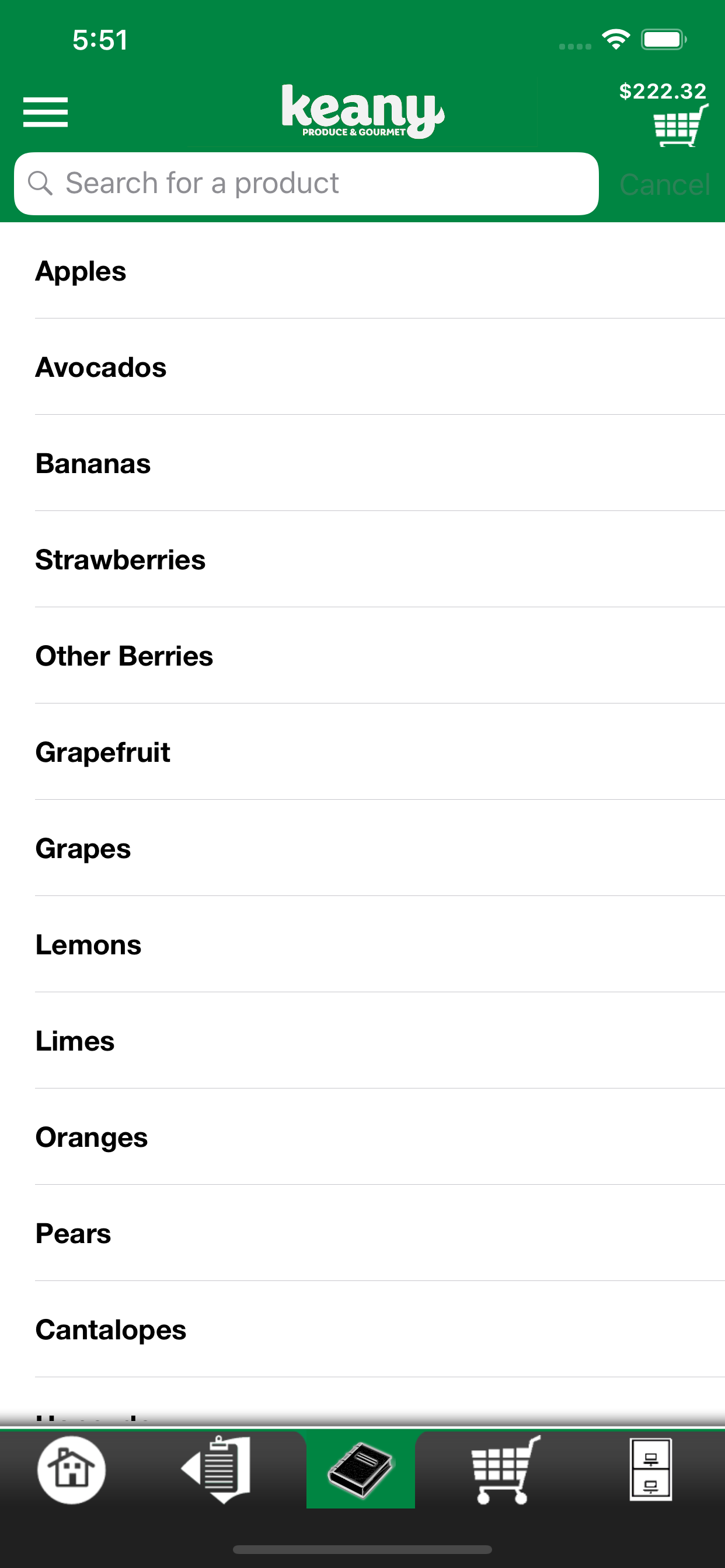 Keany Mobile Ordering