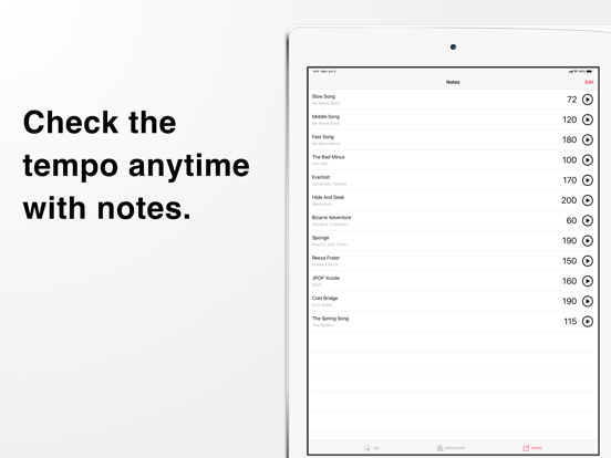 Music Practice Tool Metronotes iPad screenshot 4 - Music app