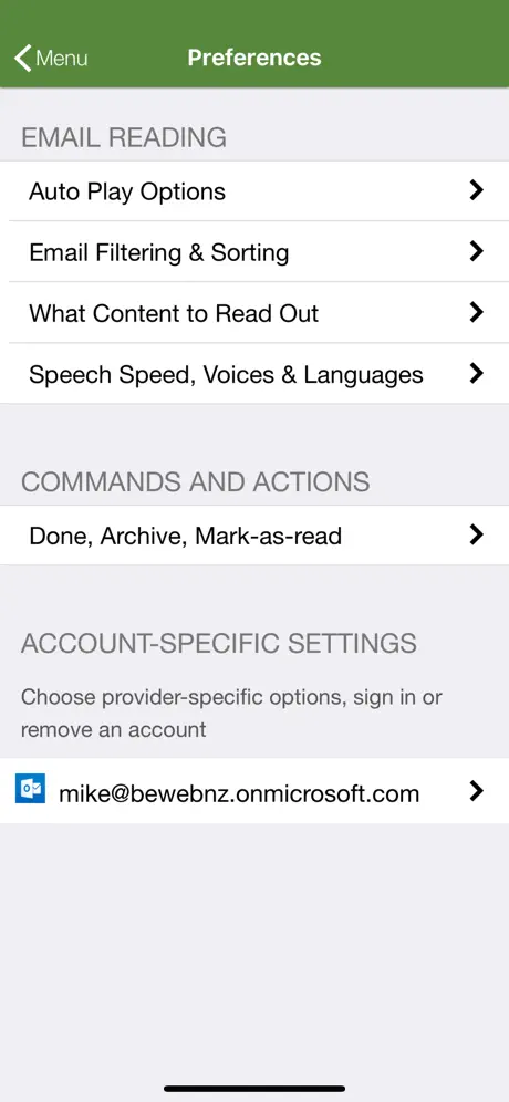 Speaking Email CP