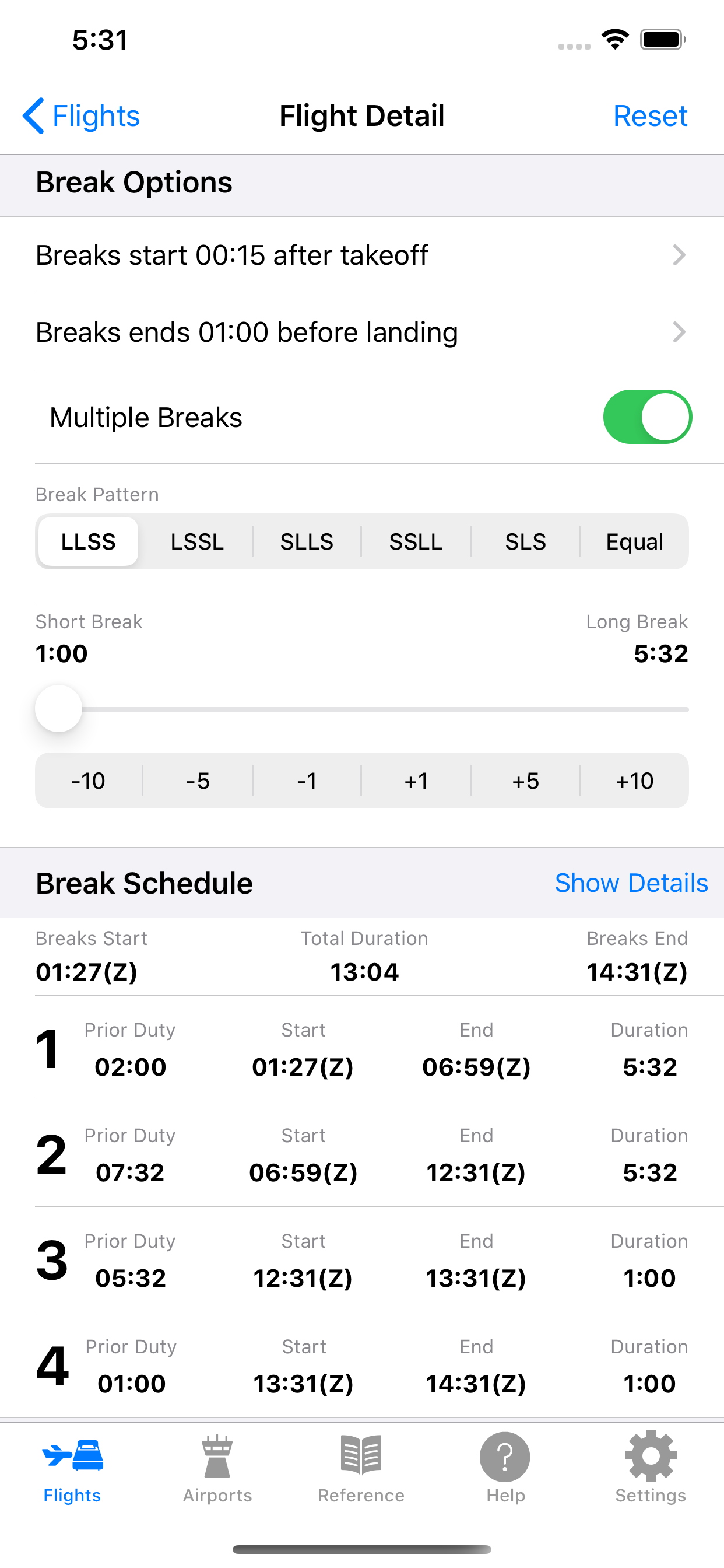 Rest Break Optimizer