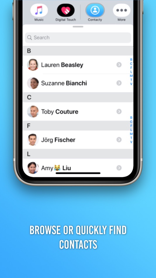 #2. Contacty for Messages (iOS) 由: Daniel McGloin