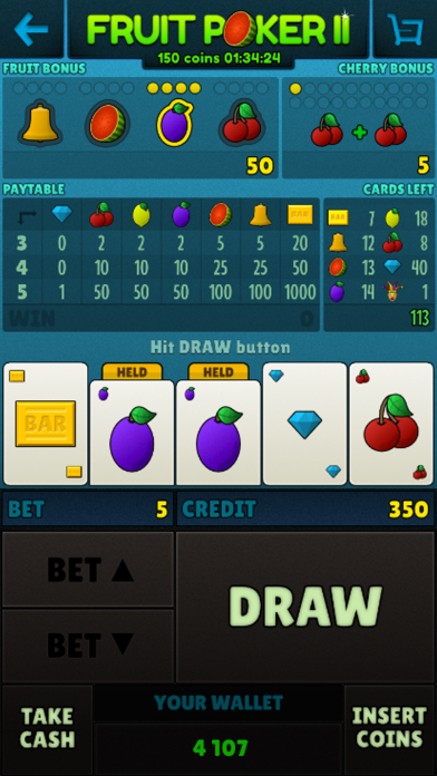 American Poker 90's Casino Screenshot