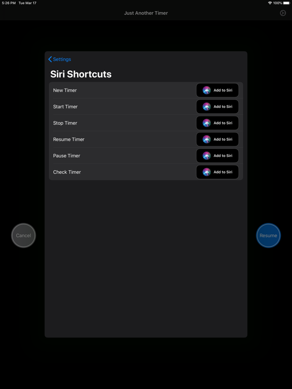 Another Timer iPad screenshot 6 - Utilities app