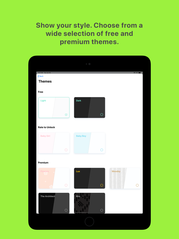 Little Logger - Baby Tracking iPad screenshot 4 - Medical app