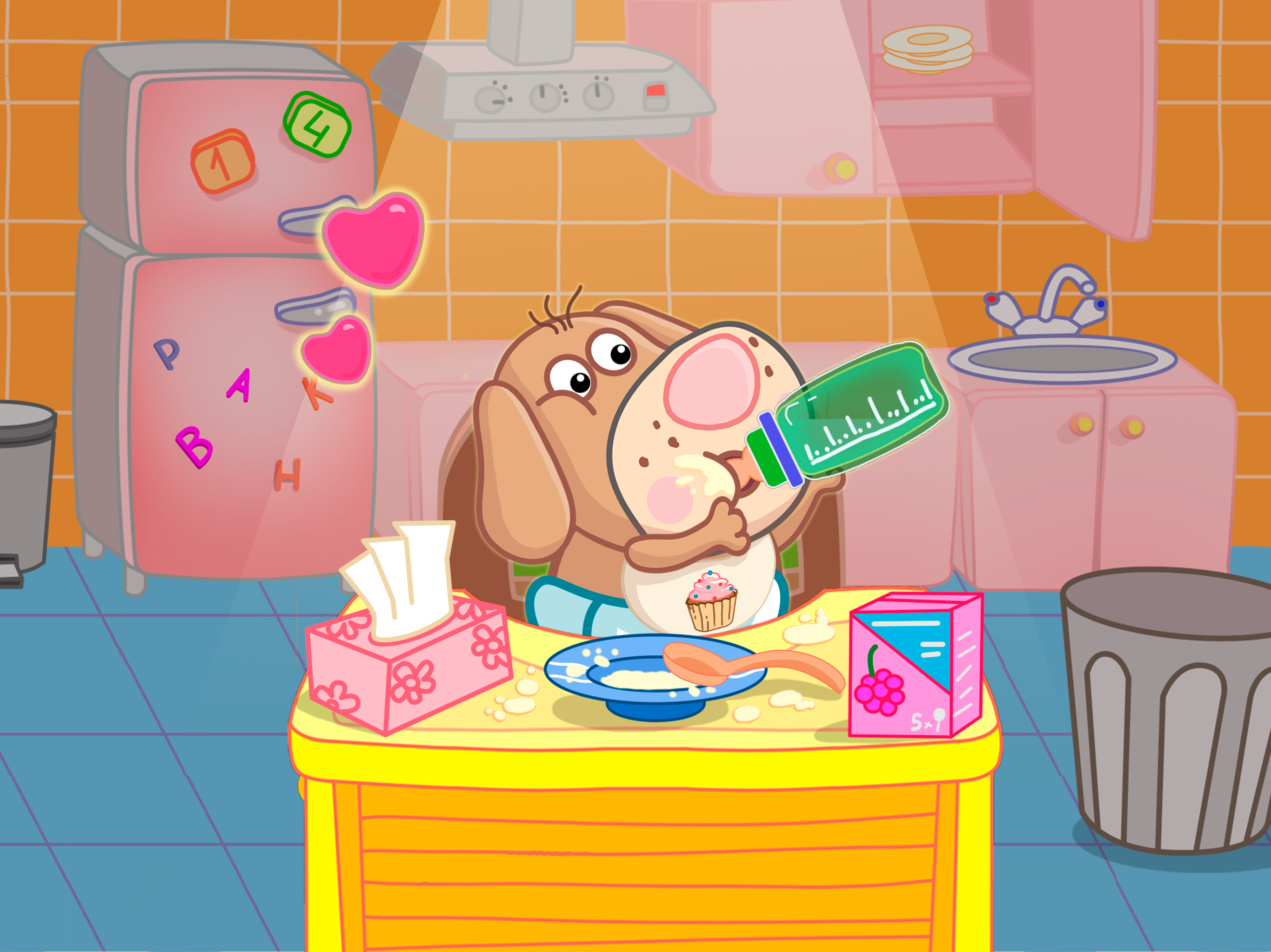 Hippo pet care game simulator
