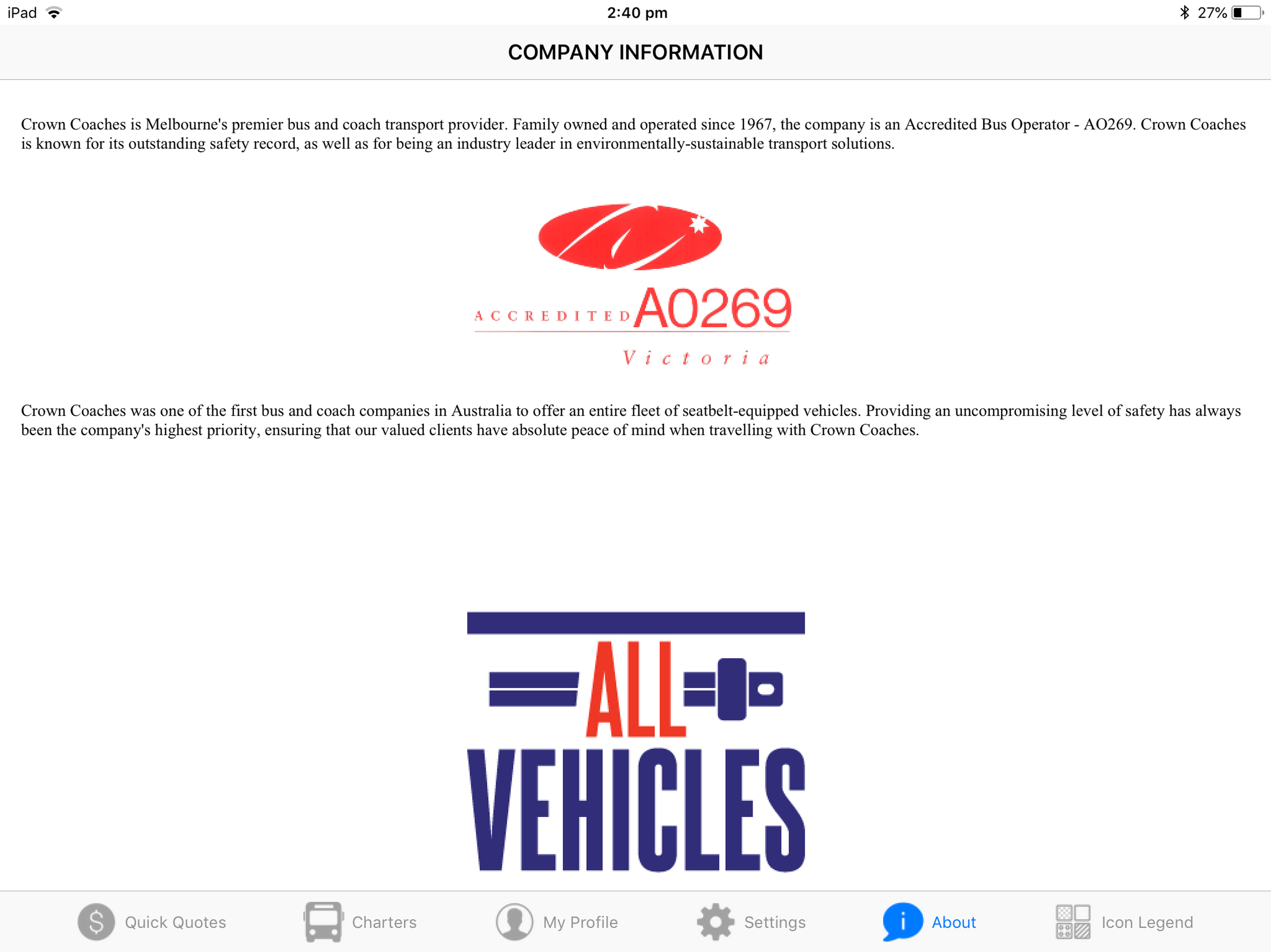 Crown Coaches screenshot 9