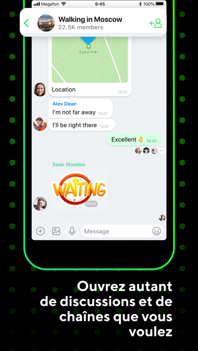 Screenshot #1 pour ICQ: Appels vidéo, bots, chats