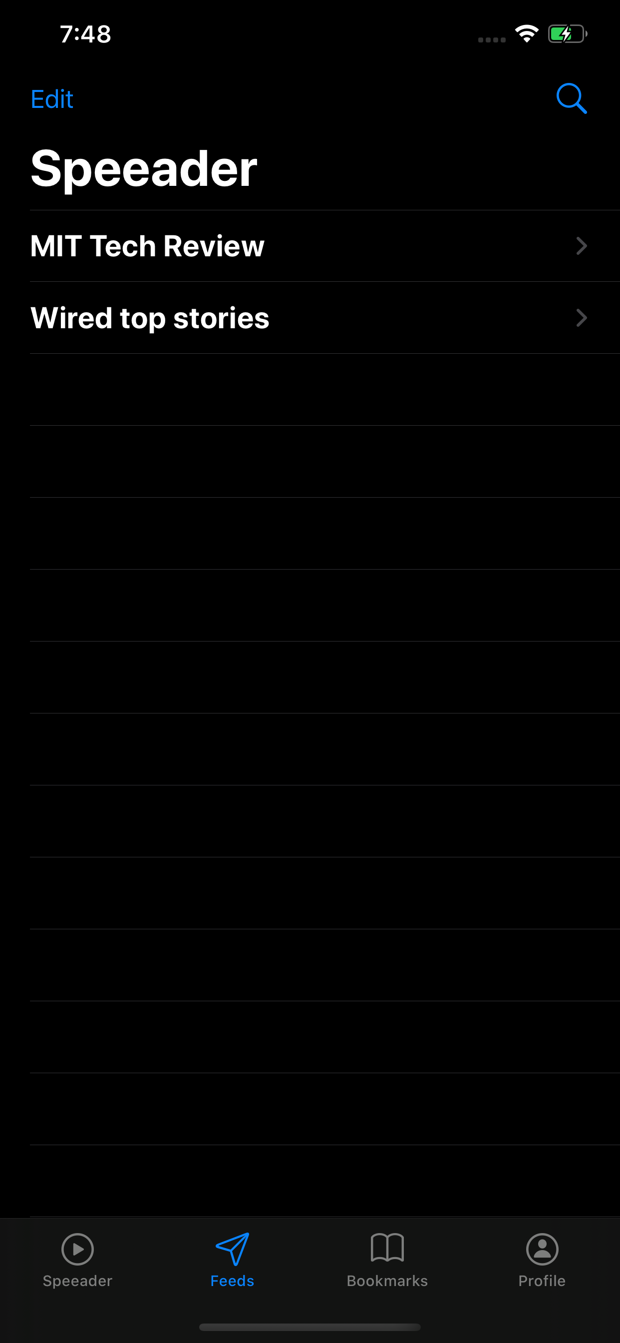 Speeader screenshot 2