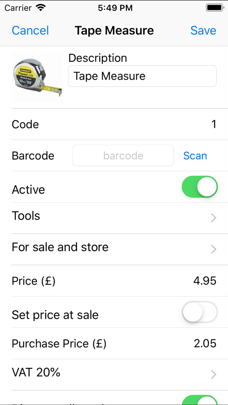 iPhone screenshot